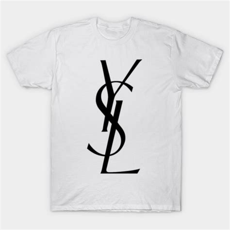 ysl logo t shirt free shipping|ysl graphic tees.